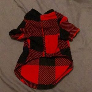 Small Plaid Dog Jammies